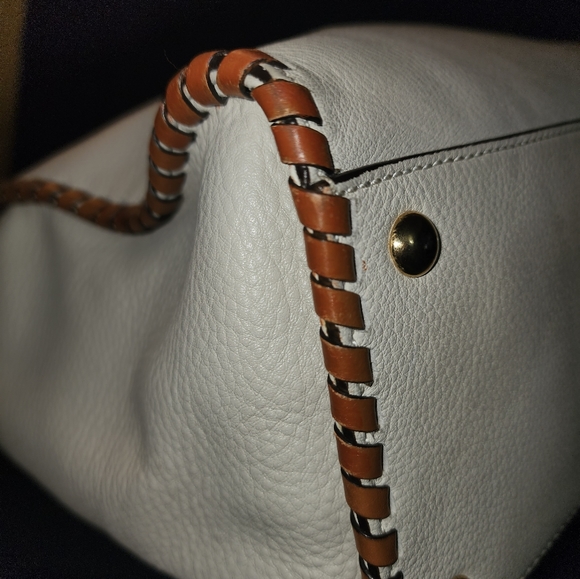 Michael Kors white Hamilton satchel/tote - Picture 8 of 10